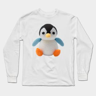 Penguin Crochet Baby Toy Long Sleeve T-Shirt